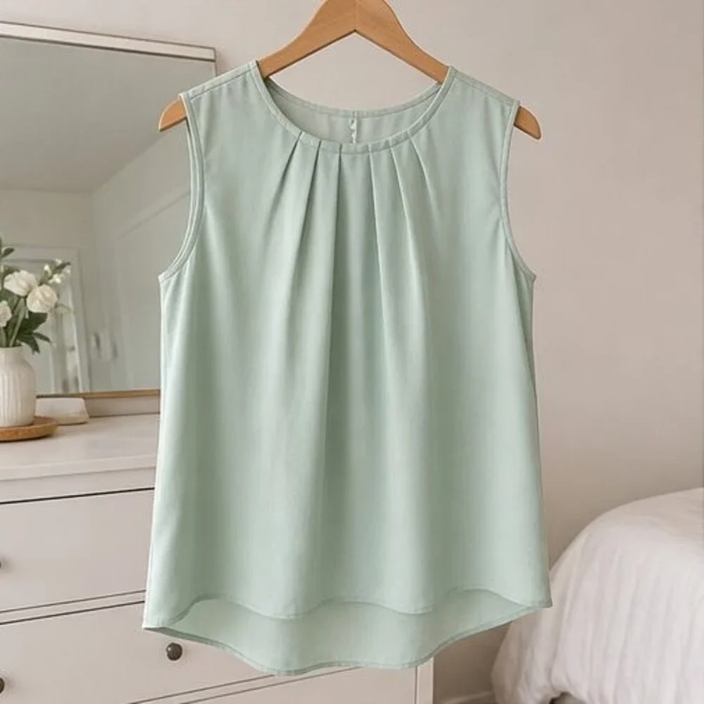 Emerald Ruffle Blouse